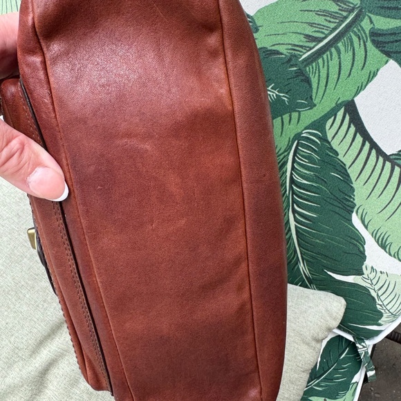 Coach MEDIUM 11127 Vintage Whiskey 65th Anniversary Legacy Leigh Leather Satchel - Picture 12 of 15